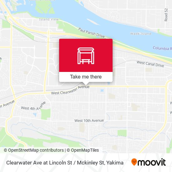 Clearwater Ave at Lincoln St / Mckinley St map