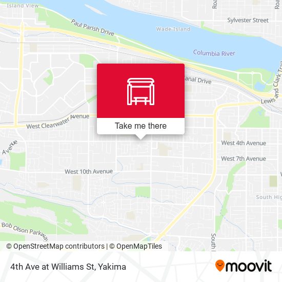 4th Ave at Williams St map