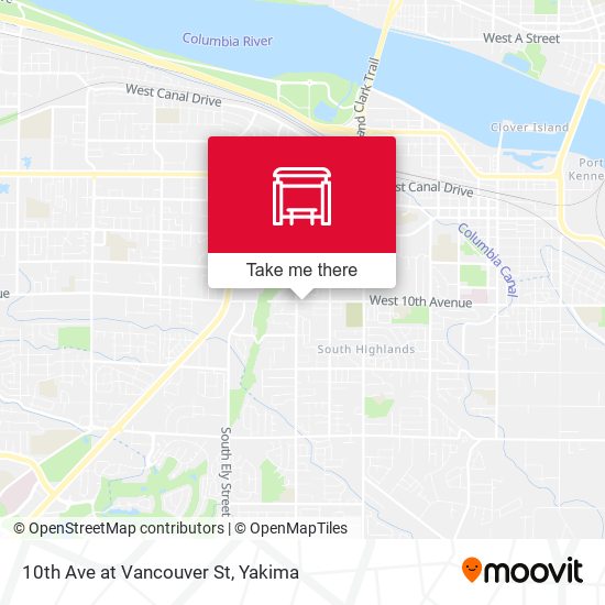 10th Ave at Vancouver St map
