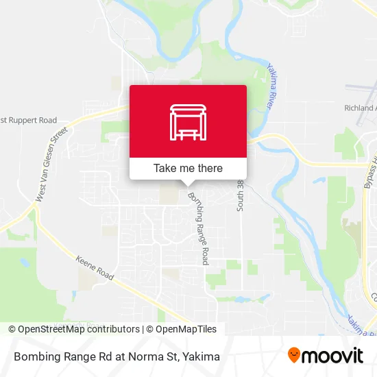 Mapa de Bombing Range Rd at Norma St