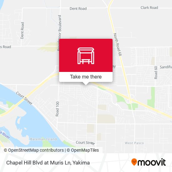 Chapel Hill Blvd at Muris Ln map