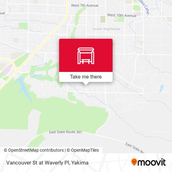 Mapa de Vancouver St at Waverly Pl