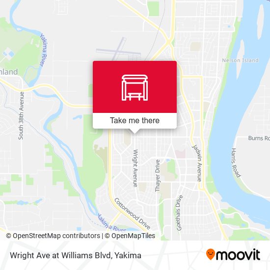 Wright Ave at Williams Blvd map