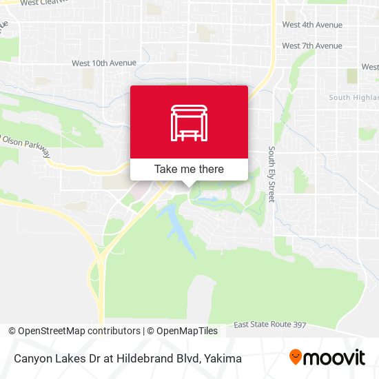 Mapa de Canyon Lakes Dr at Hildebrand Blvd