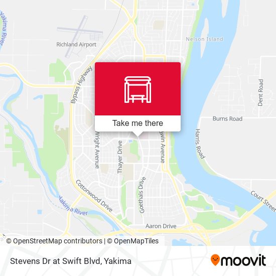 Stevens Dr at Swift Blvd map