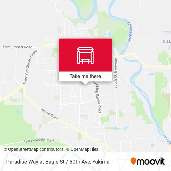 Paradise Way at Eagle St / 50th Ave map