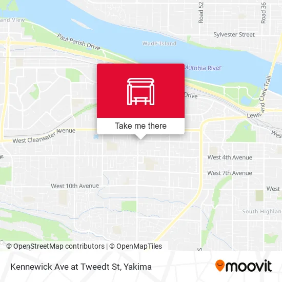 Mapa de Kennewick Ave at Tweedt St