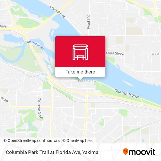 Columbia Park Trail at Florida Ave map