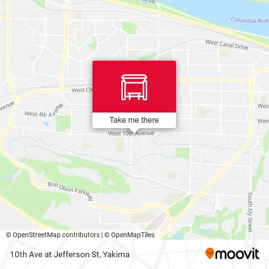 Mapa de 10th Ave at Jefferson St