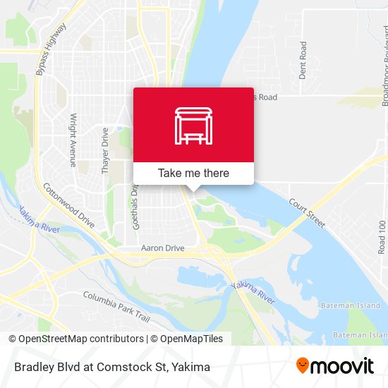 Mapa de Bradley Blvd at Comstock St