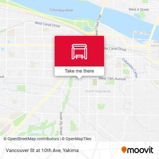 Vancouver St at 10th Ave map