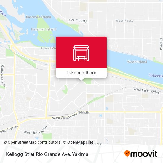 Kellogg St at Rio Grande Ave map