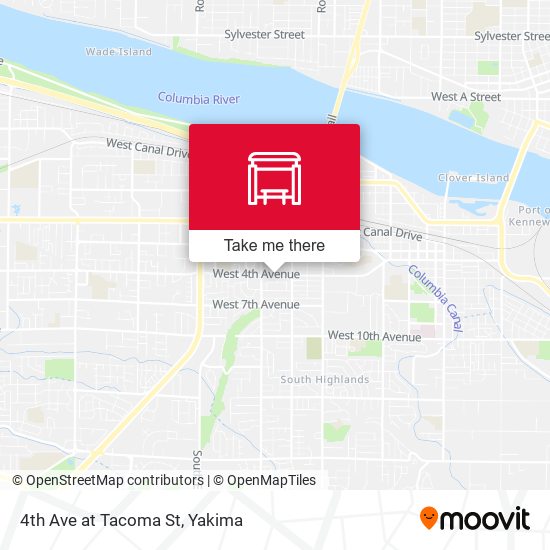 4th Ave at Tacoma St map