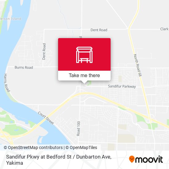 Sandifur Pkwy at Bedford St / Dunbarton Ave map