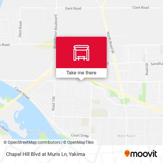 Chapel Hill Blvd at Muris Ln map