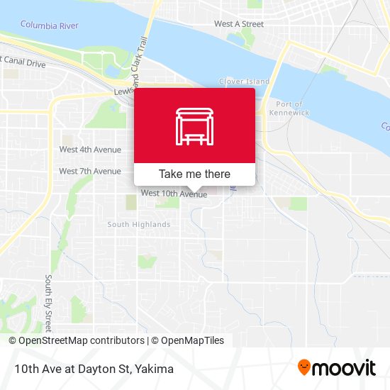 10th Ave at Dayton St map
