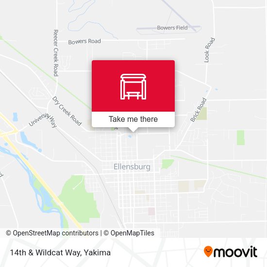 Mapa de 14th & Wildcat Way
