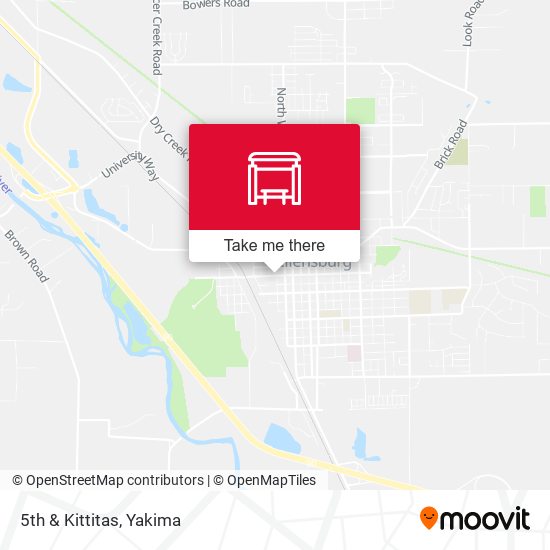 5th & Kittitas map