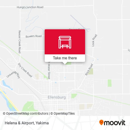 Helena & Airport map