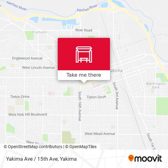 Yakima Ave / 15th Ave map