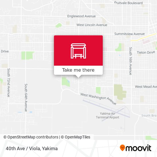 40th Ave / Viola map