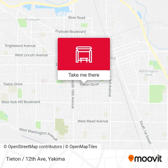 Mapa de Tieton / 12th Ave