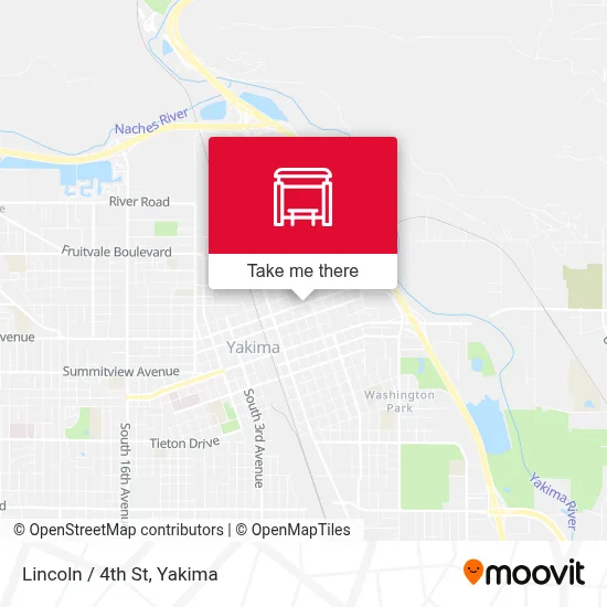 Lincoln / 4th St map
