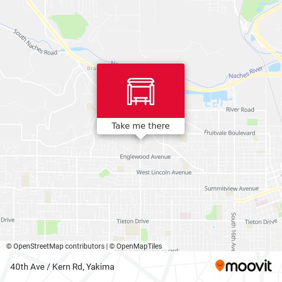 40th Ave / Kern Rd map
