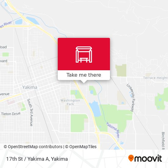 17th St / Yakima A map