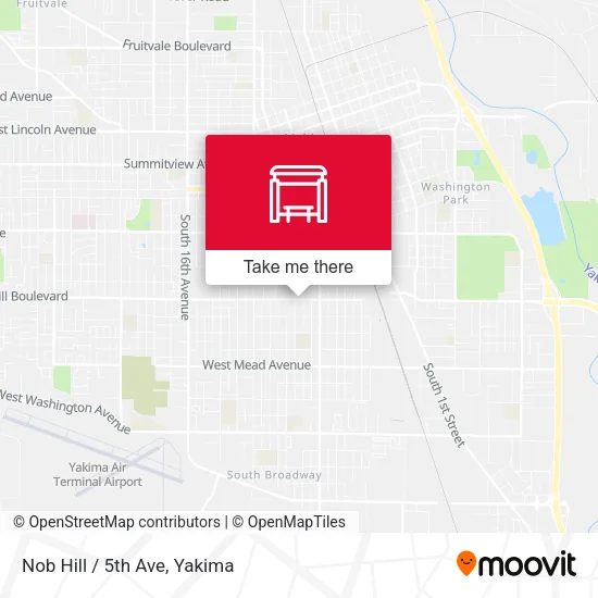 Mapa de Nob Hill / 5th Ave