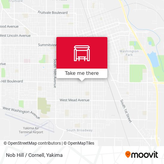 Mapa de Nob Hill / Cornell