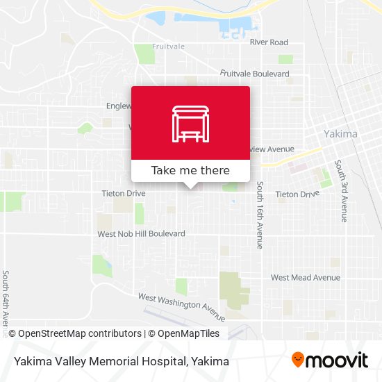 Yakima Valley Memorial Hospital map