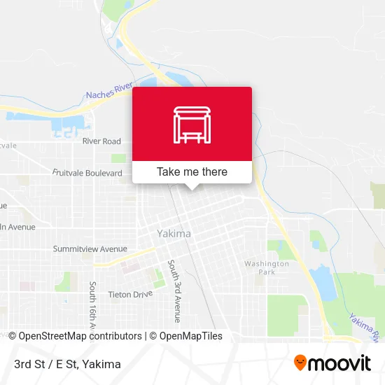 Mapa de 3rd St / E St
