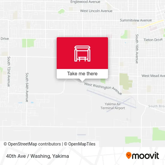 40th Ave / Washing map