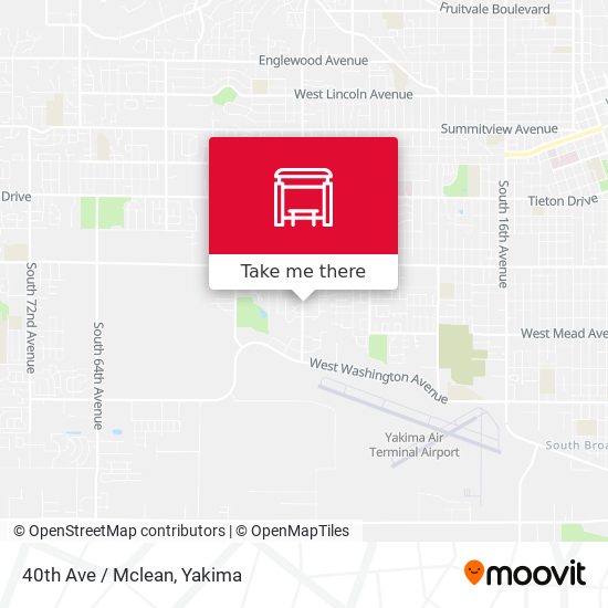 40th Ave / Mclean map