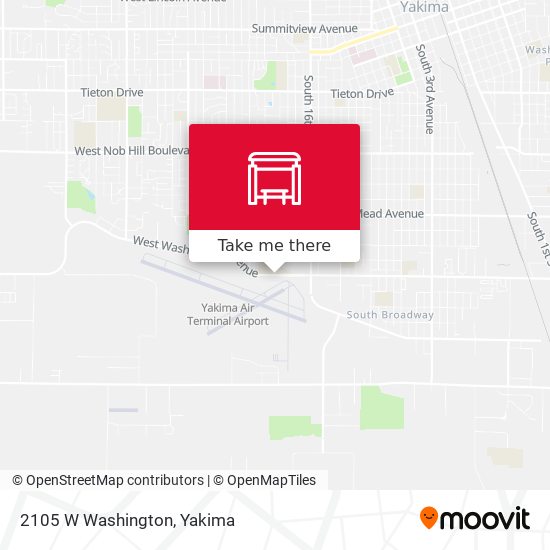 2105 W Washington map