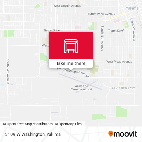 3109 W Washington map