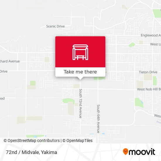 72nd / Midvale map
