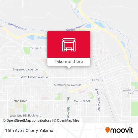 16th Ave / Cherry map