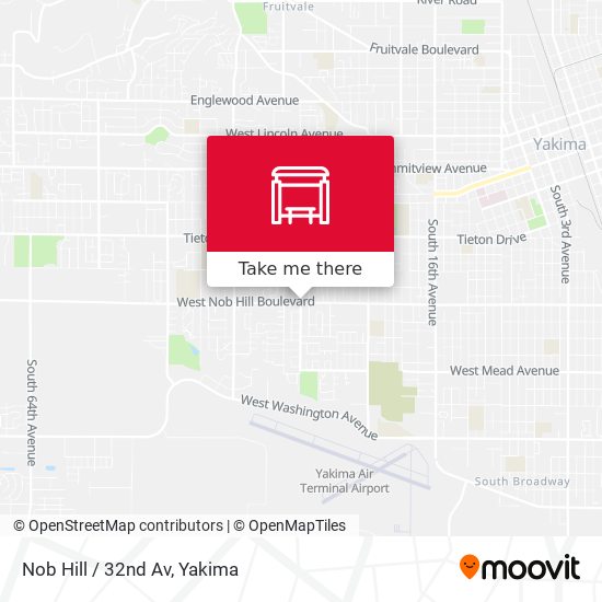 Mapa de Nob Hill / 32nd Av