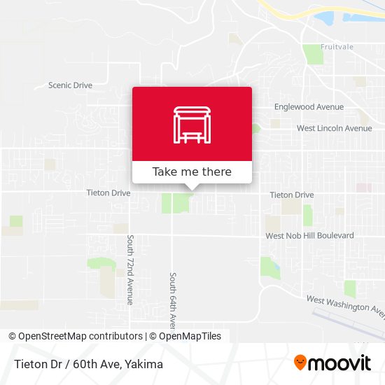 Tieton Dr / 60th Ave map