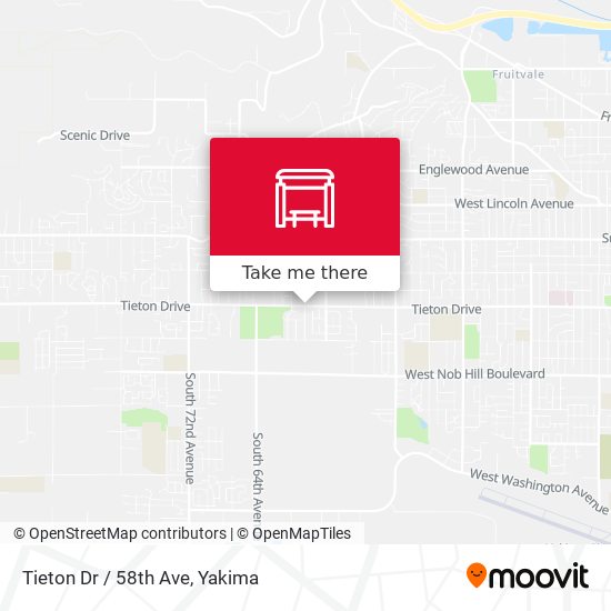 Mapa de Tieton Dr / 58th Ave