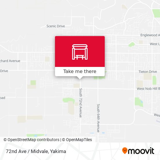 72nd Ave / Midvale map