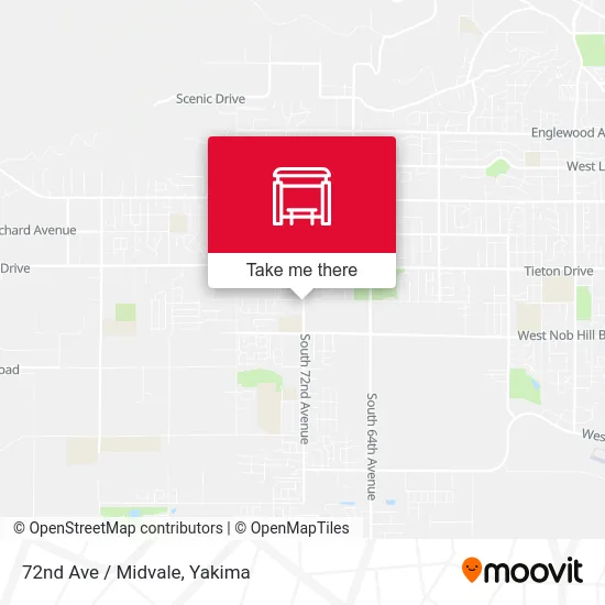 72nd Ave / Midvale map