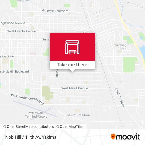 Mapa de Nob Hill / 11th Av