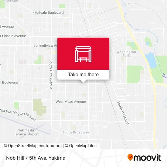 Mapa de Nob Hill / 5th Ave