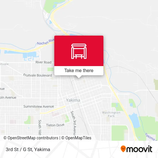 Mapa de 3rd St / G St