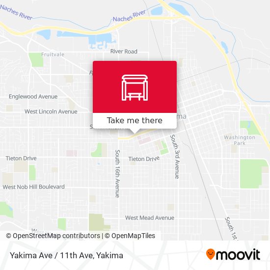 Yakima Ave / 11th Ave map