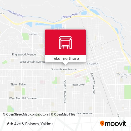 16th Ave & Folsom map