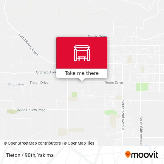 Mapa de Tieton / 90th